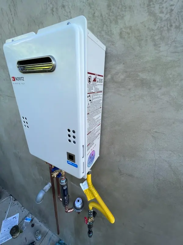 Tankless water heater installation for Pinebrook Country Club homes